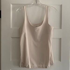 Babaton Women's Cream Tank Top with Drawstring Bottom - Size XS